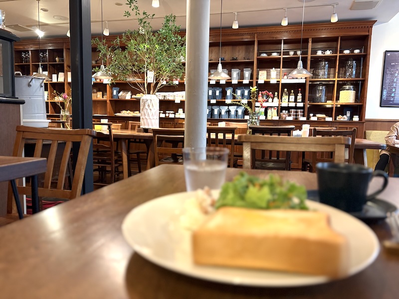 カフェマメヒコの店内の様子