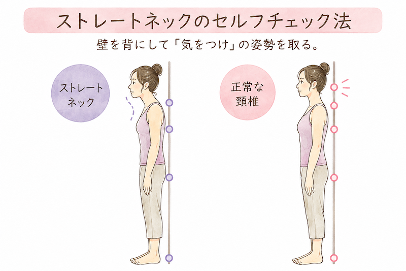 ストレートネックセルフチェック