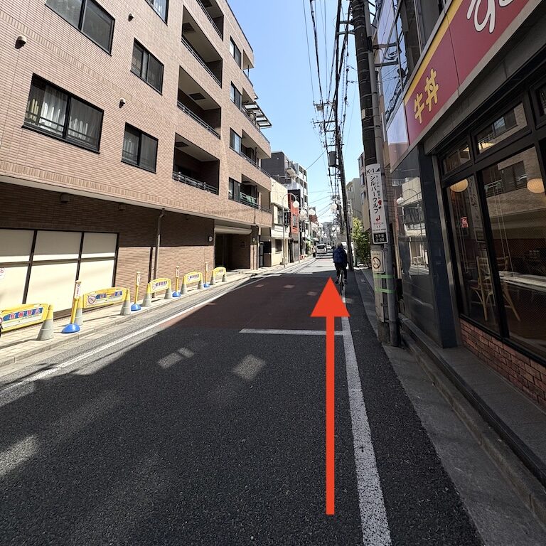 田園都市線三軒茶屋駅からサロンまでのアクセス写真
